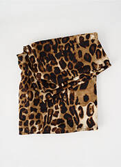 Foulard marron LARAETHNICS pour femme seconde vue