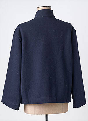 Manteau court coupe droite sans capuche bleu ATELIER EVÈNE femme