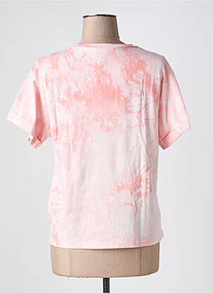 T-shirt stretch manches courtes rose KILIBBI femme