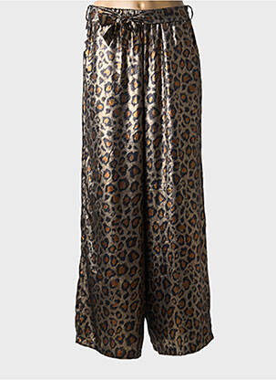 Pantalon large coupe fluide taille normale or RUE DES ABBESSES femme