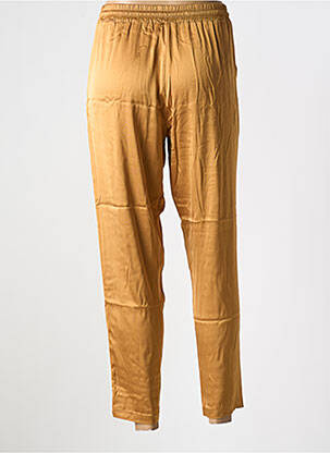 Pantalon droit taille élastique taille normale or PAKO LITTO femme