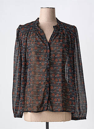 Chemisier noir RUE DES ABBESSES pour femme