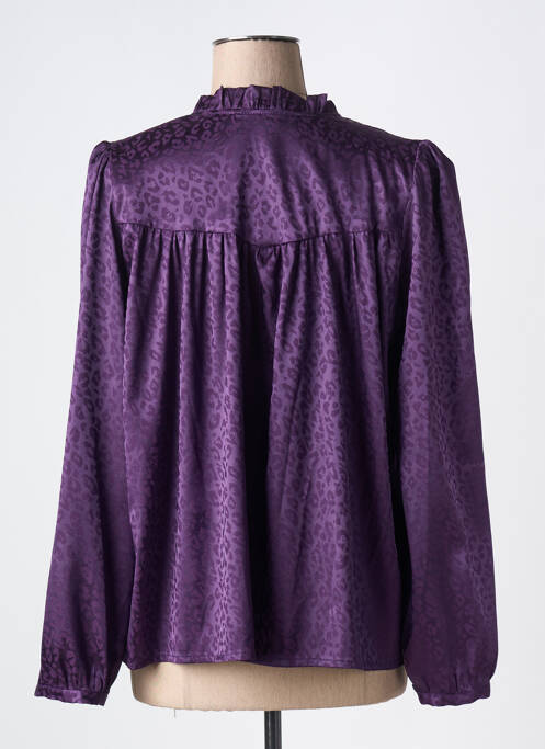 Chemisier violet RUE DES ABBESSES pour femme
