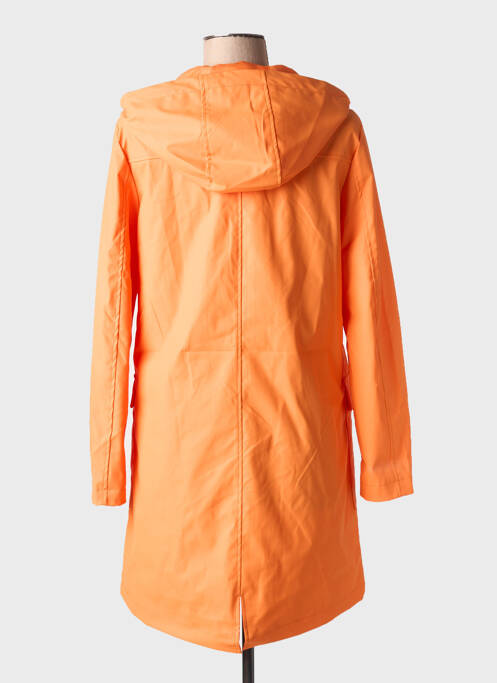 Imperméable orange FASCINATE pour femme