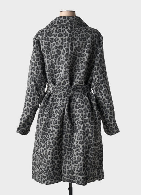 Manteau long gris NOUGAT pour femme