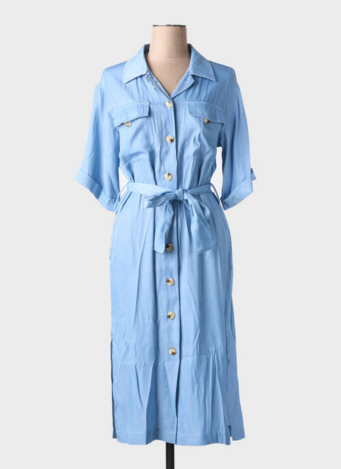 Robe mi-longue bleu ATELIER EVÈNE pour femme