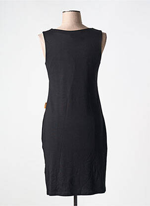 Robe mi-longue sans manche sans manche noir MAMATAYOE femme
