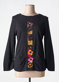 T-shirt manches longues manches longues noir MAMATAYOE femme