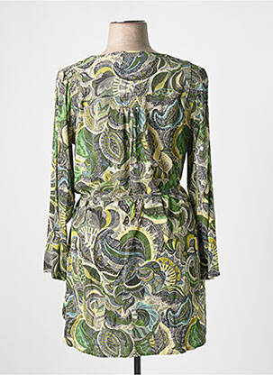 Robe courte manches longues manches longues vert CISO femme