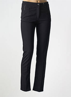 Pantalon slim stretch taille normale noir ANNA MONTANA femme