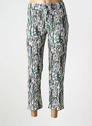 Pantalon 7/8 stretch taille normale vert MAMATAYOE femme
