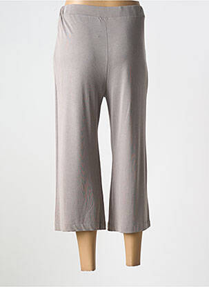 Pantacourt coupe droite taille normale gris SEE THE MOON femme