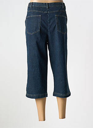 Pantacourt stretch taille normale bleu VALINO femme