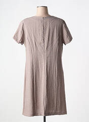 Robe mi-longue marron GEVANA pour femme seconde vue