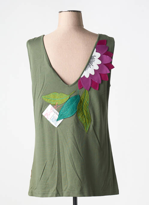 Débardeur vert MAMATAYOE pour femme