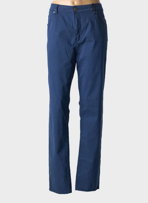 Pantalon slim bleu GEVANA pour femme