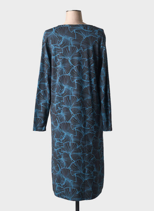 Robe mi-longue bleu CISO pour femme