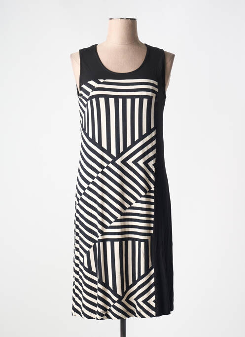 Robe mi-longue noir EGATEX pour femme