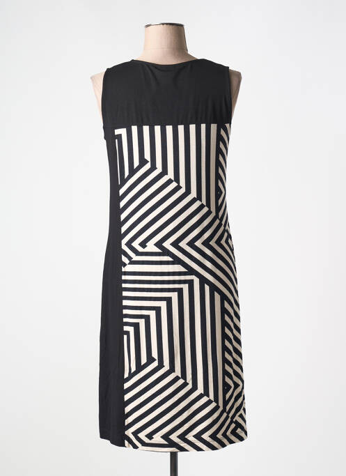 Robe mi-longue noir EGATEX pour femme