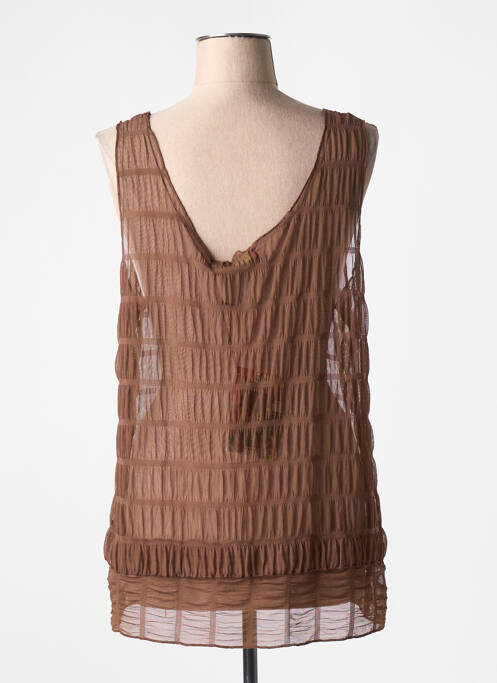 Top marron ENJOY pour femme