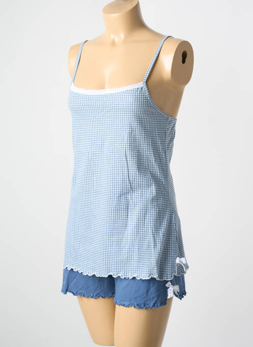 Pyjashort bleu VERDISSIMA pour femme