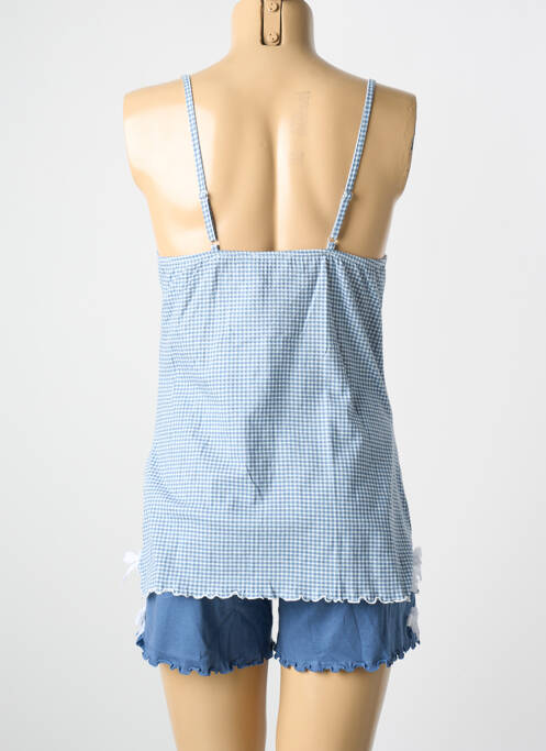 Pyjashort bleu VERDISSIMA pour femme