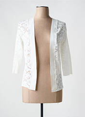 Gilet manches longues blanc PAIN DE SUCRE pour femme seconde vue