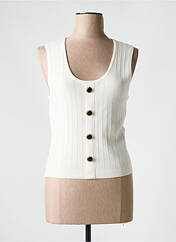 Débardeur blanc TWINSET pour femme seconde vue