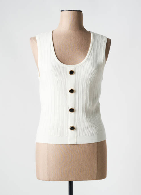 Débardeur blanc TWINSET pour femme