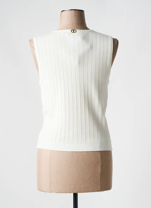 Débardeur blanc TWINSET pour femme