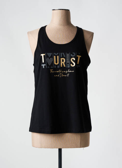 Débardeur noir VERDISSIMA pour femme