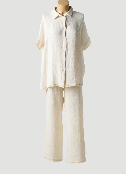 Ensemble pantalon beige VITAMINA pour femme