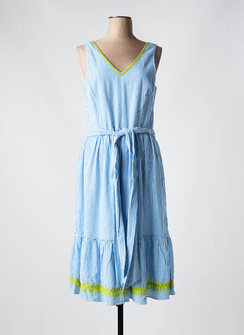 Robe mi-longue bleu HATLEY pour femme