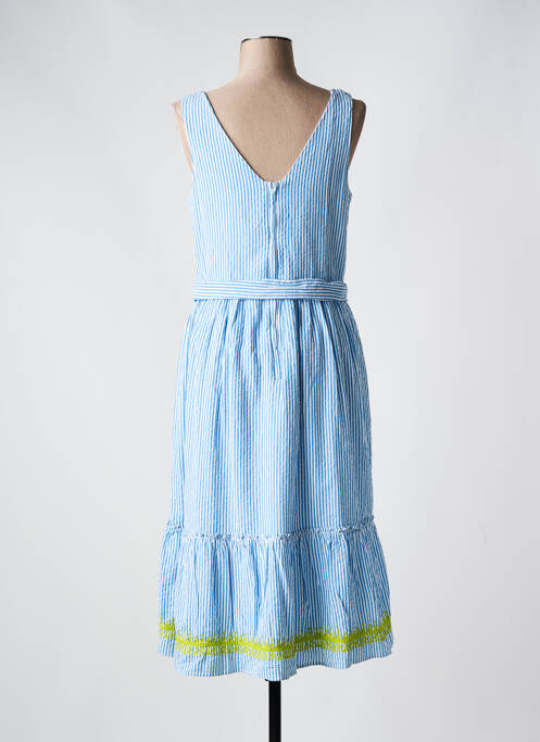 Robe mi-longue bleu HATLEY pour femme