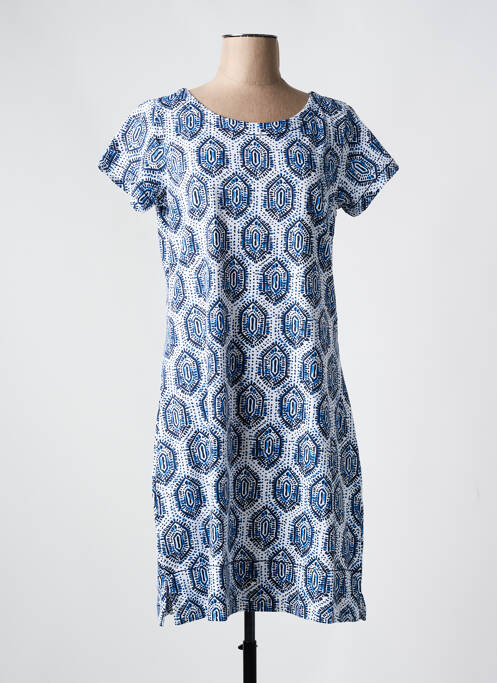 Robe mi-longue bleu HATLEY pour femme