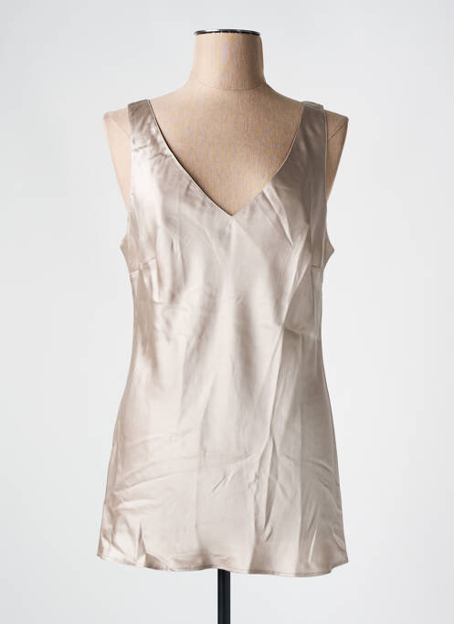 Top beige MARJOLAINE pour femme