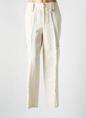 Pantalon droit beige TWINSET pour femme seconde vue
