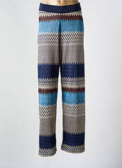 Pantalon droit bleu MILANO pour femme seconde vue