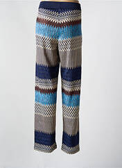 Pantalon droit bleu MILANO pour femme seconde vue