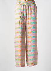 Pantalon large rose MILANO pour femme seconde vue