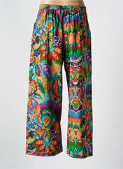 Pantalon large vert MARJOLAINE pour femme seconde vue