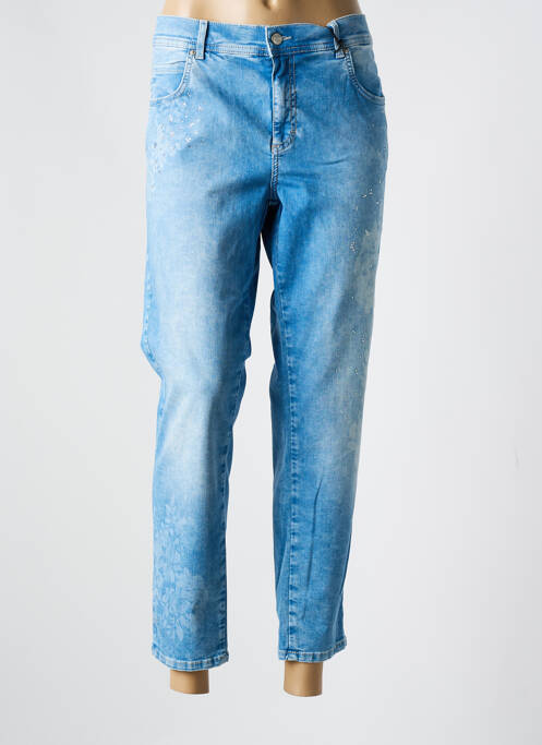 Jean coupe Mom bleu ANGELS pour femme