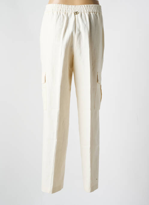 Pantalon droit beige TWINSET pour femme