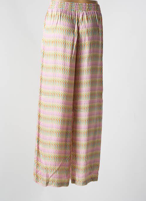 Pantalon large rose MILANO pour femme