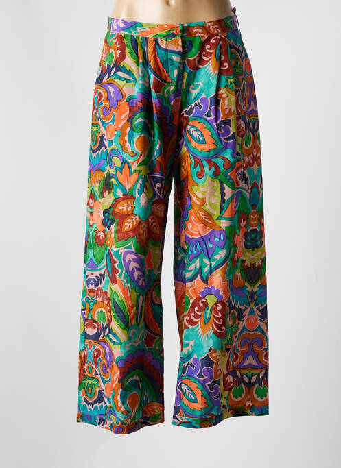 Pantalon large vert MARJOLAINE pour femme