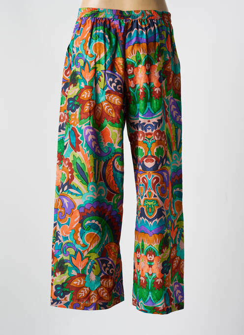 Pantalon large vert MARJOLAINE pour femme