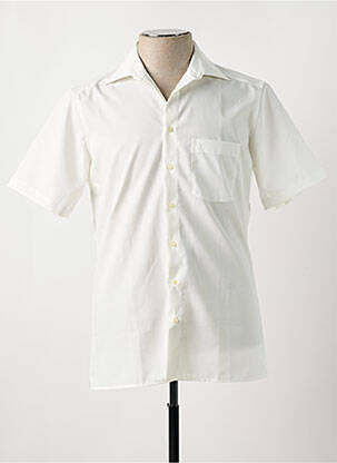 Chemise manches courtes poches blanc MARVELIS homme