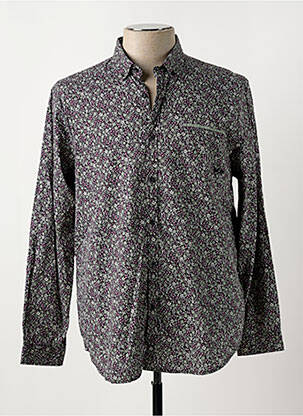 Chemise manches longues imprimé fleurs violet LEE COOPER homme