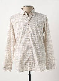 Chemise manches longues imprimé fantaisie beige BANDE ORIGINALE homme