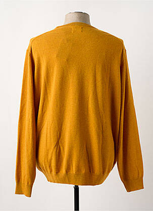 Pull col v manches longues jaune GANT homme